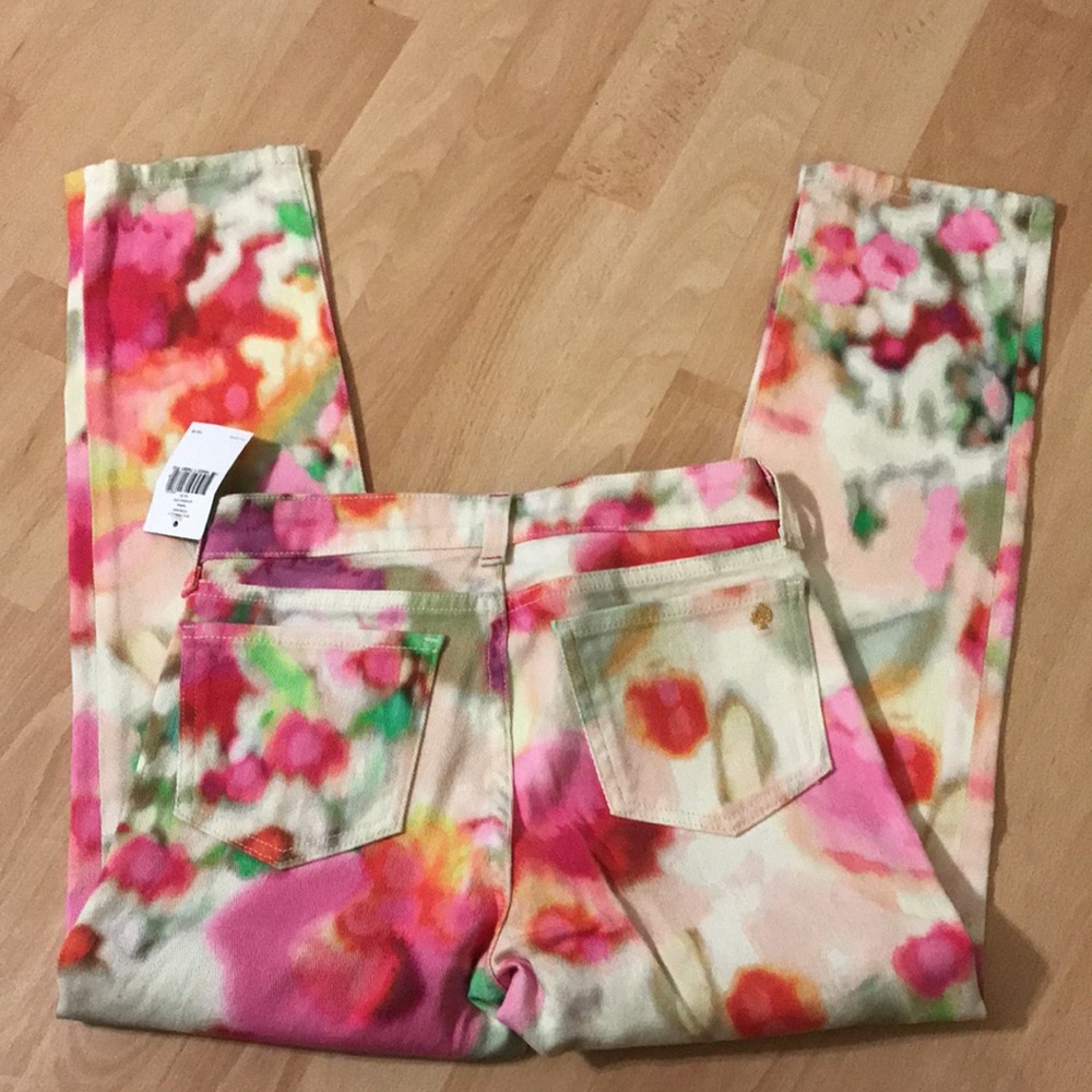 ♠️Kate Spade (NWT)♠️…Women’s 24…Perry Street Play Hooky Colorful Cropped Jeans! - Picture 11 of 17